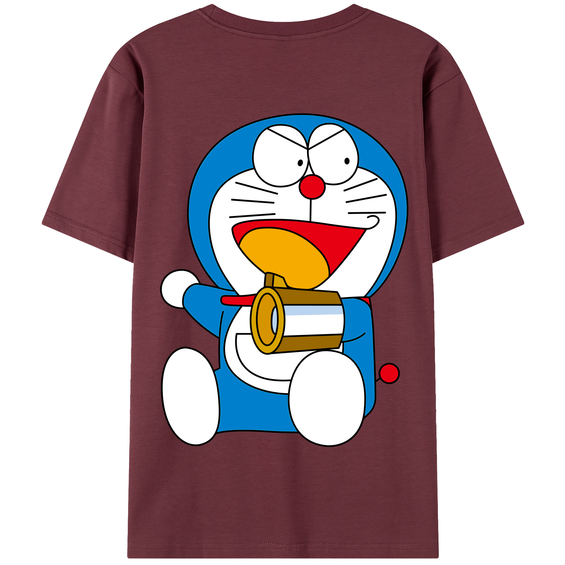 （画像用） ドラえもん Doraemon 綿100％半袖Tシャツ（背面プリント）